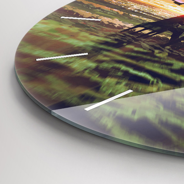 Kerek fali üvegóra Koncert a tengerparton