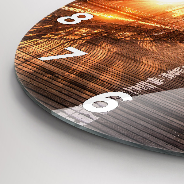 Kerek fali üvegóra Brooklyn Bridge NYC