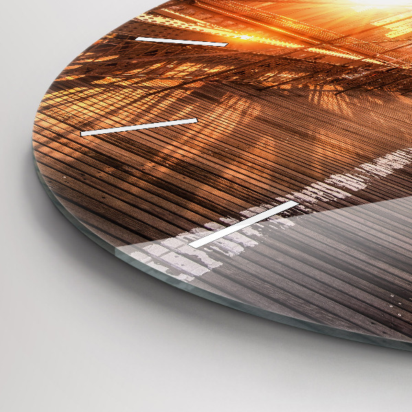 Kerek fali üvegóra Brooklyn Bridge NYC