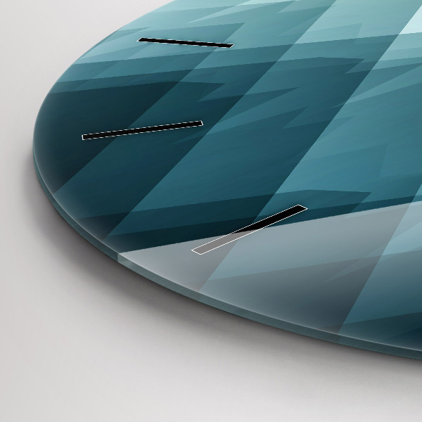 Kerek fali üvegóra Geometriai figurák