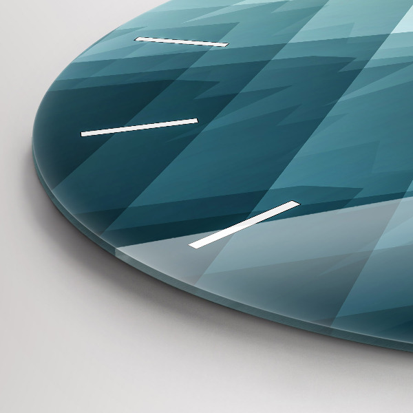 Kerek fali üvegóra Geometriai figurák