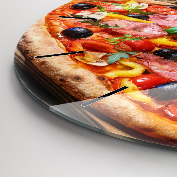 Kerek fali üvegóra Olaszország kulináris szíve