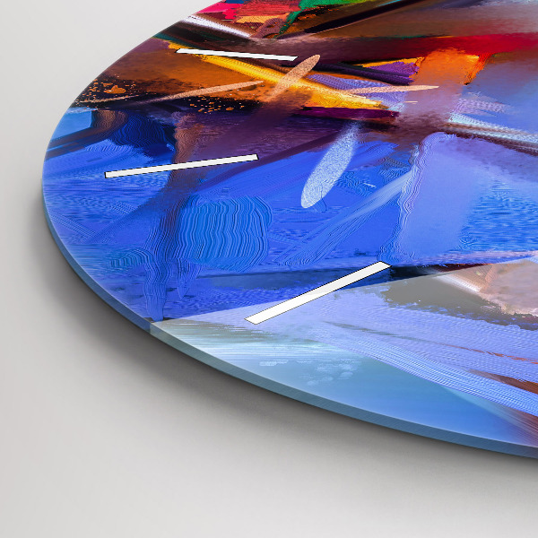 Kerek fali üvegóra Tengeri tájkép