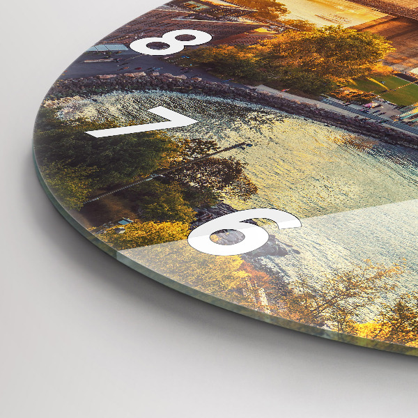 Kerek fali üvegóra New York Manhattan