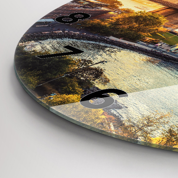 Kerek fali üvegóra New York Manhattan