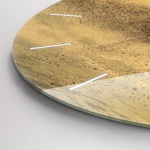 Kerek fali üvegóra Nő az ábrán