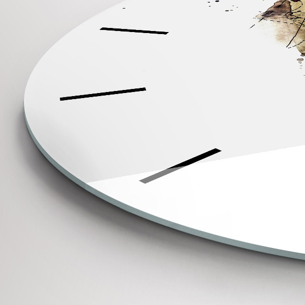 Kerek fali üvegóra Absztrakt nézet