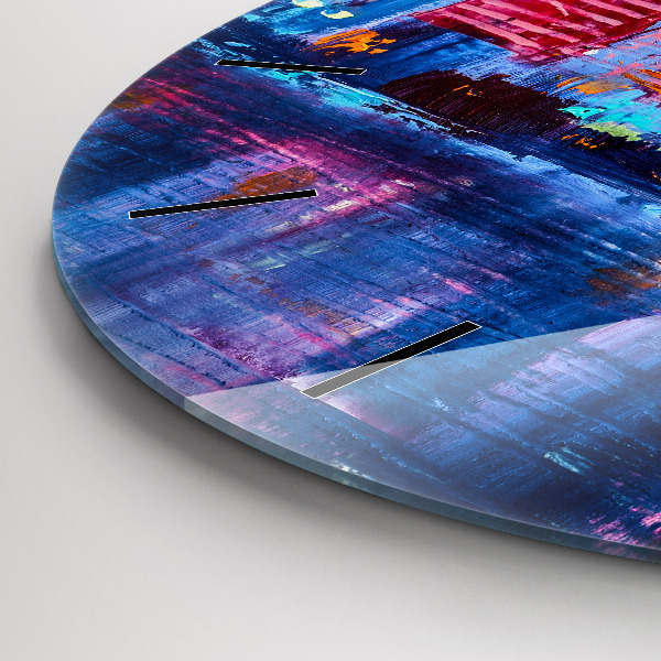 Kerek fali üvegóra Felhőkarcoló absztrakció