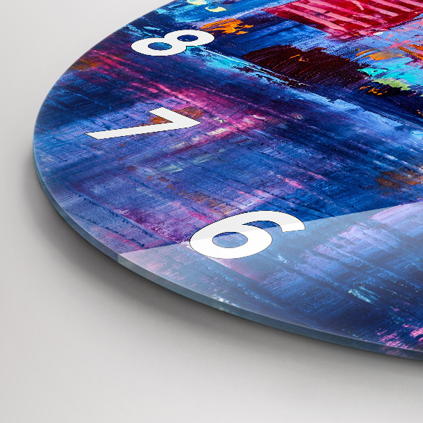 Kerek fali üvegóra Felhőkarcoló absztrakció