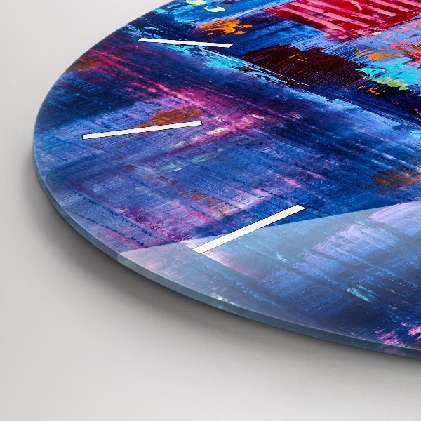 Kerek fali üvegóra Felhőkarcoló absztrakció