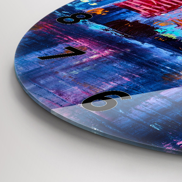 Kerek fali üvegóra Felhőkarcoló absztrakció