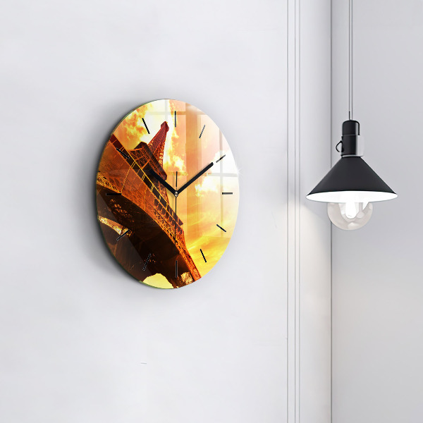 Kerek fali üvegóra Az Eiffel-torony Párizsban