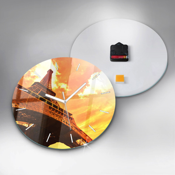 Kerek fali üvegóra Az Eiffel-torony Párizsban