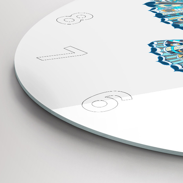 Kerek fali üvegóra Bagoly repülés közben