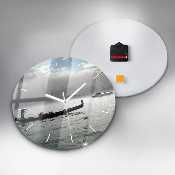 Kerek fali üvegóra Gondola Velencében