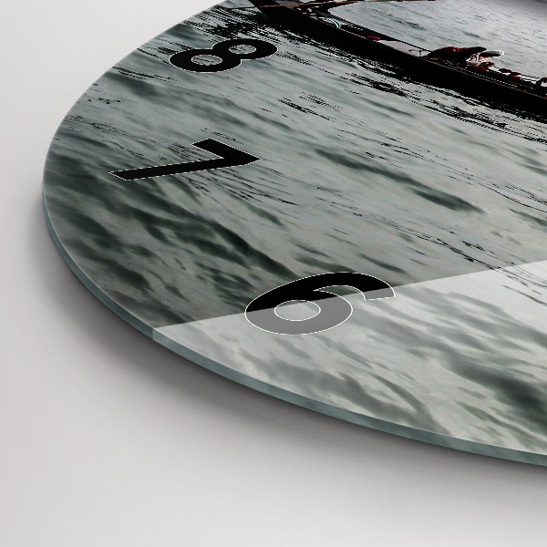 Kerek fali üvegóra Gondola Velencében