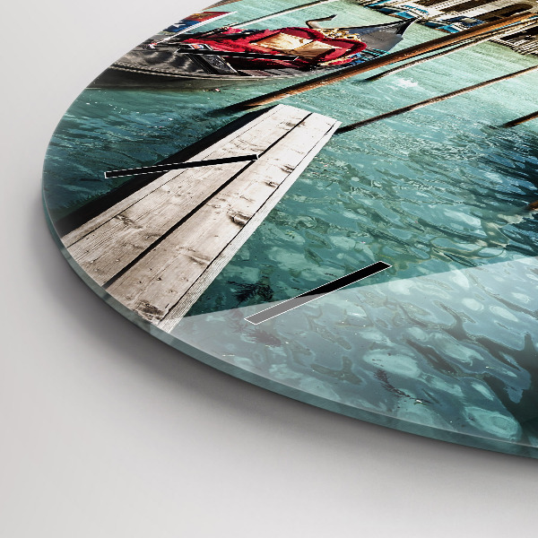 Kerek fali üvegóra Gondolák Velence Olaszország