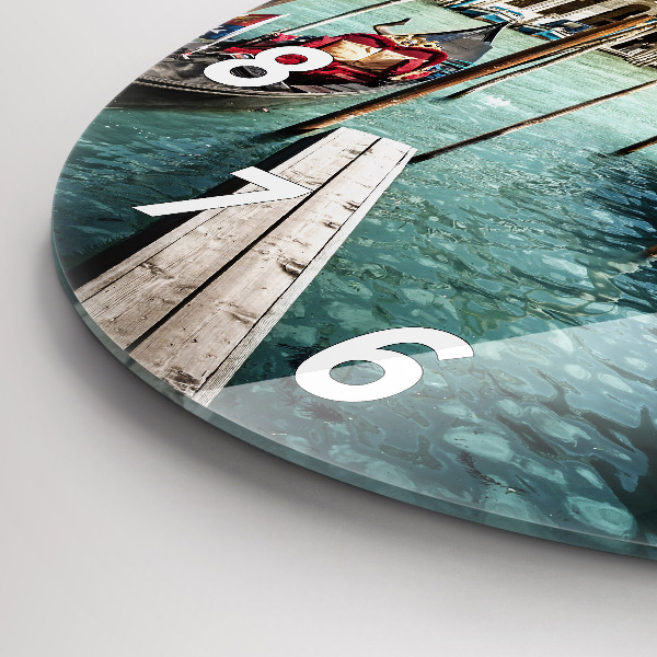 Kerek fali üvegóra Gondolák Velence Olaszország