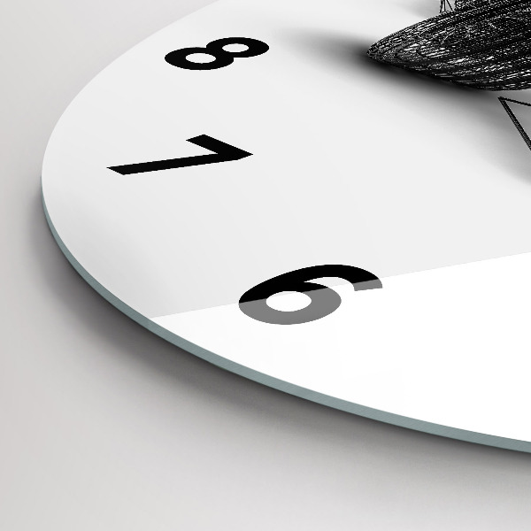 Kerek fali üvegóra F1 autó design