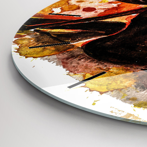 Kerek fali üvegóra Szerelem és egy szerelmes pár