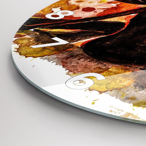 Kerek fali üvegóra Szerelem és egy szerelmes pár