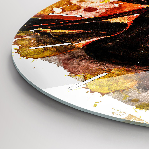 Kerek fali üvegóra Szerelem és egy szerelmes pár