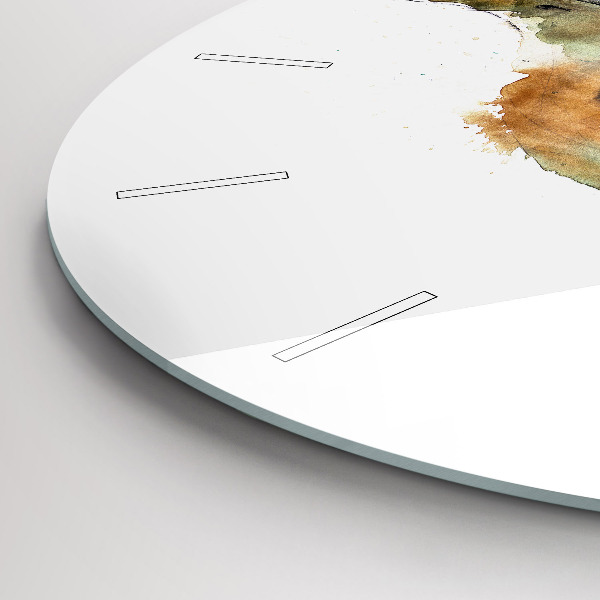 Kerek fali üvegóra A madár és a könyv