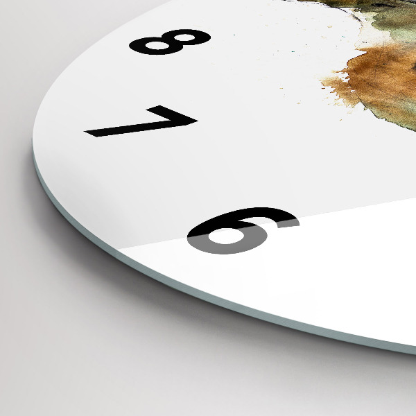 Kerek fali üvegóra A madár és a könyv