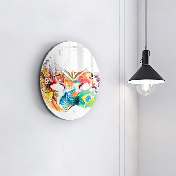 Kerek fali üvegóra Kultúra - brazil zászló