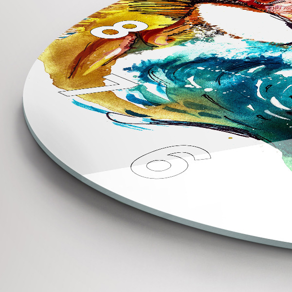 Kerek fali üvegóra Kultúra - brazil zászló