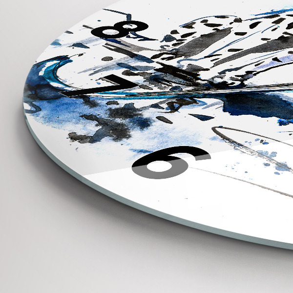 Kerek fali üvegóra Dalmata és esernyő