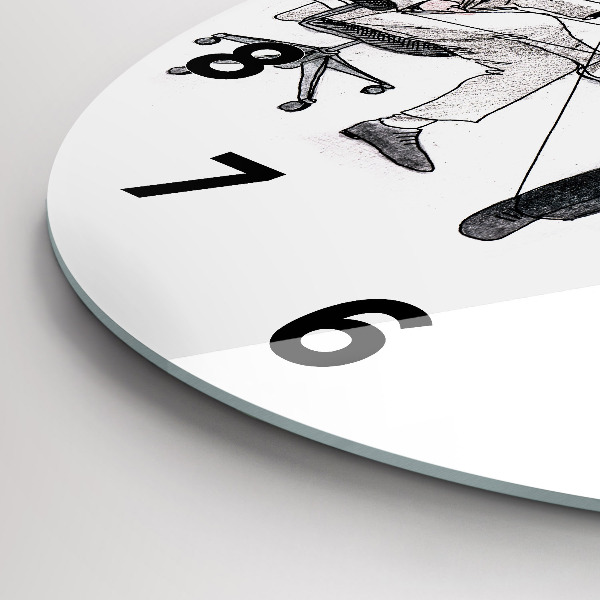 Kerek fali üvegóra Bábemberek