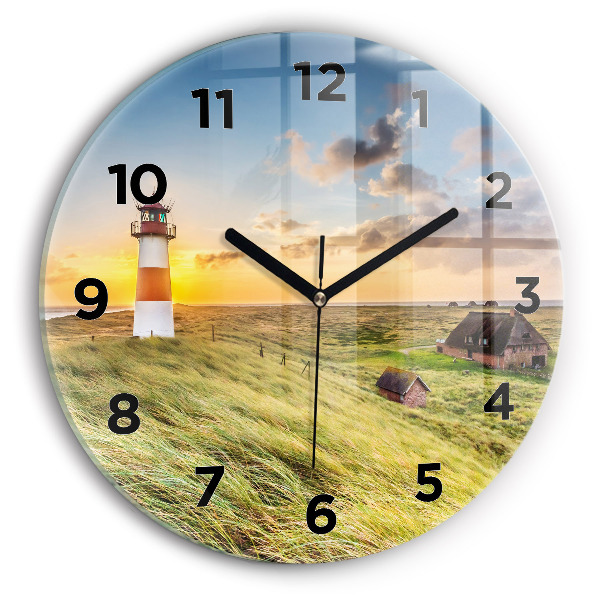 Kerek fali üvegóra Világítótorony