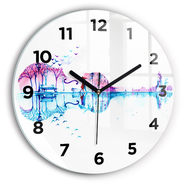 Kerek fali üvegóra Cselló Park-tó