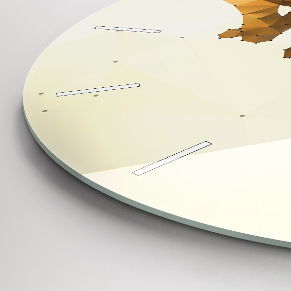 Kerek fali üvegóra Ádám teremtése