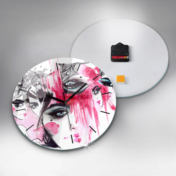 Kerek fali üvegóra Az absztrakció sok arca