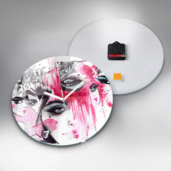 Kerek fali üvegóra Az absztrakció sok arca