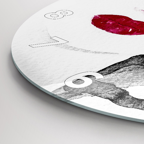 Kerek fali üvegóra Egy nő portréja