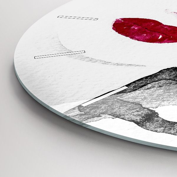 Kerek fali üvegóra Egy nő portréja