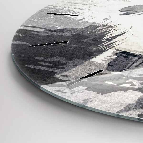 Kerek fali üvegóra Nő - akvarell