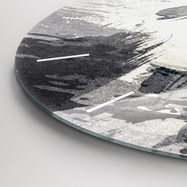 Kerek fali üvegóra Nő - akvarell