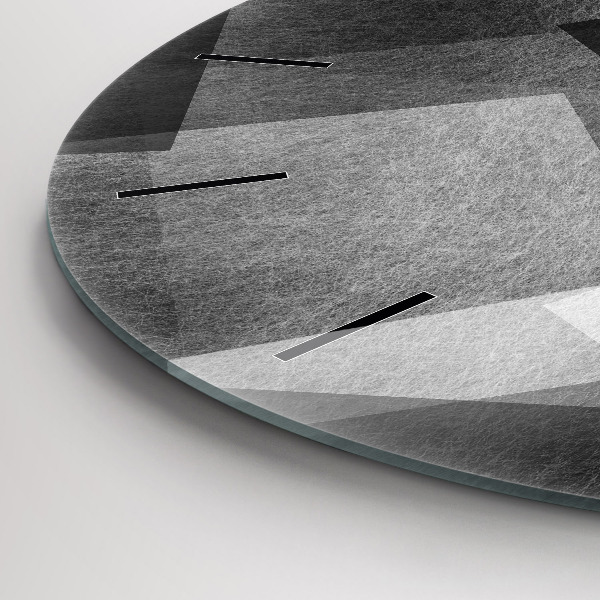 Kerek fali üvegóra Geometriai absztrakció