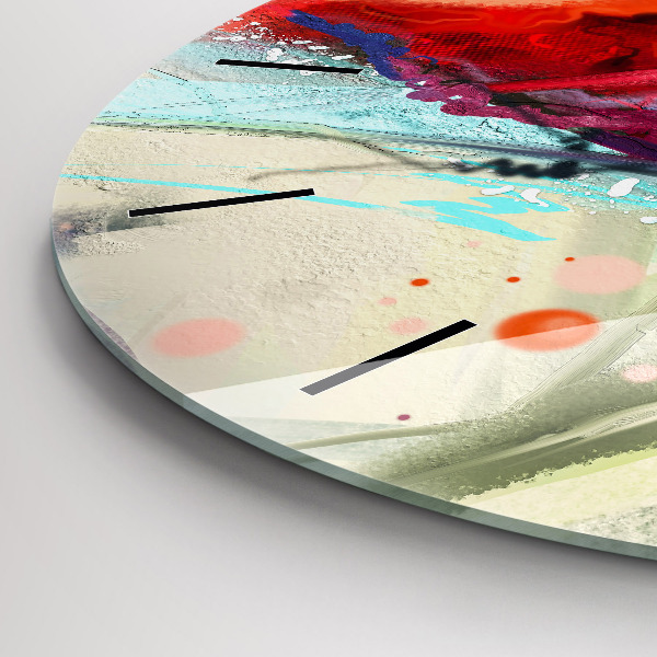 Kerek fali üvegóra Fűszerek sorai