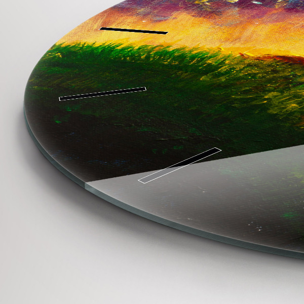 Kerek fali üvegóra Absztrakció A kis herceg