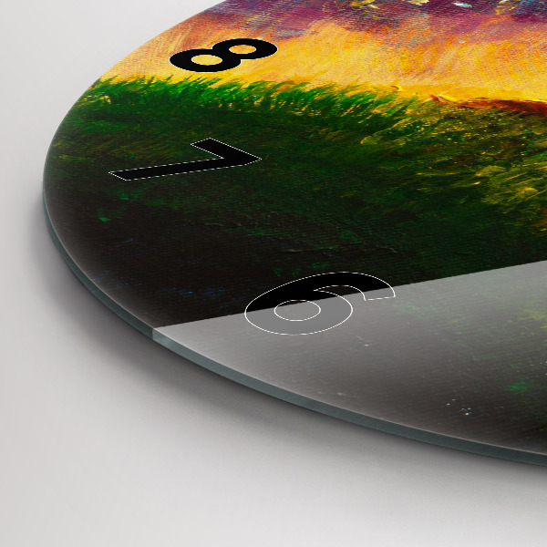 Kerek fali üvegóra Absztrakció A kis herceg