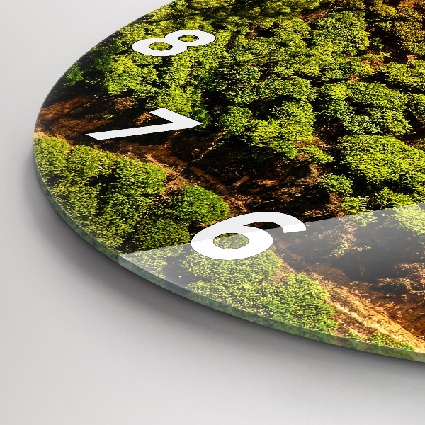 Kerek fali üvegóra Tea Hill