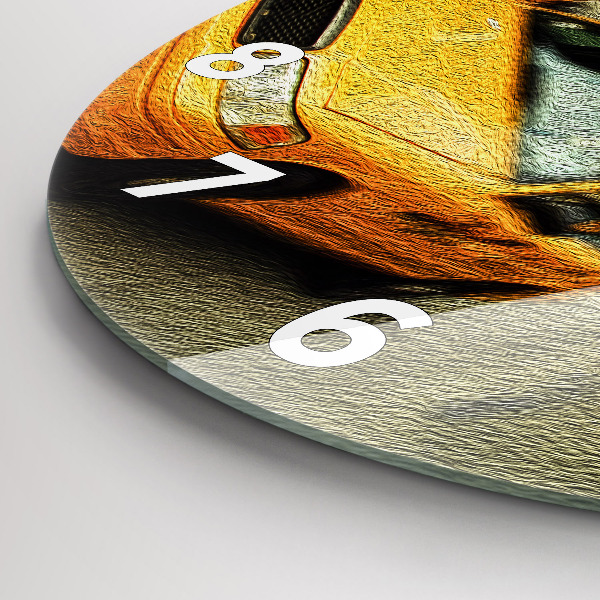 Kerek fali üvegóra New York-i taxik