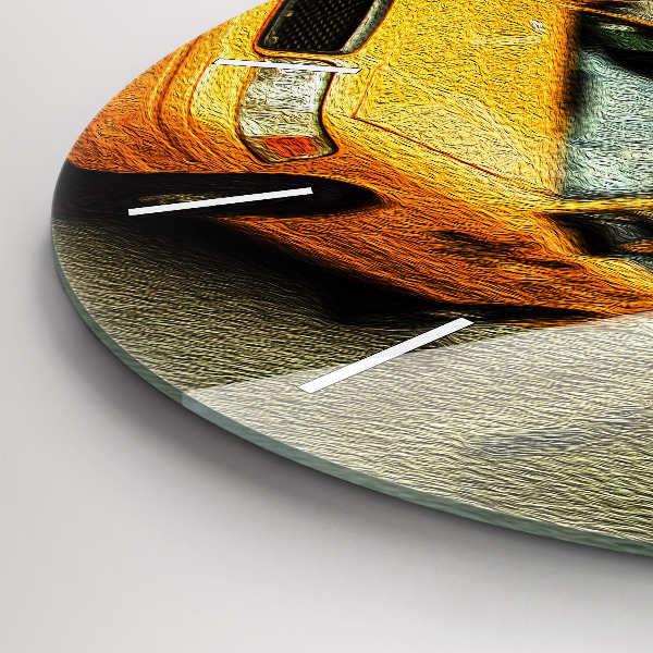 Kerek fali üvegóra New York-i taxik