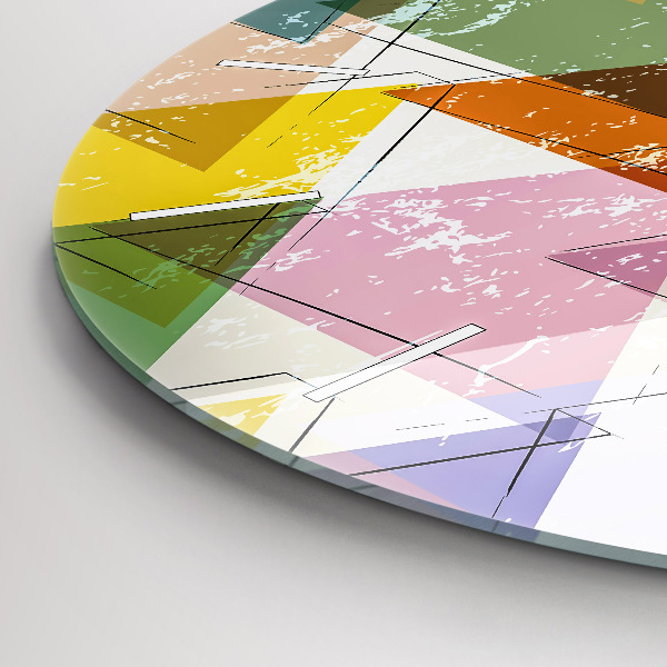 Kerek fali üvegóra Geometriai háromszögek