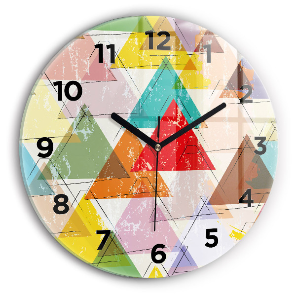 Kerek fali üvegóra Geometriai háromszögek